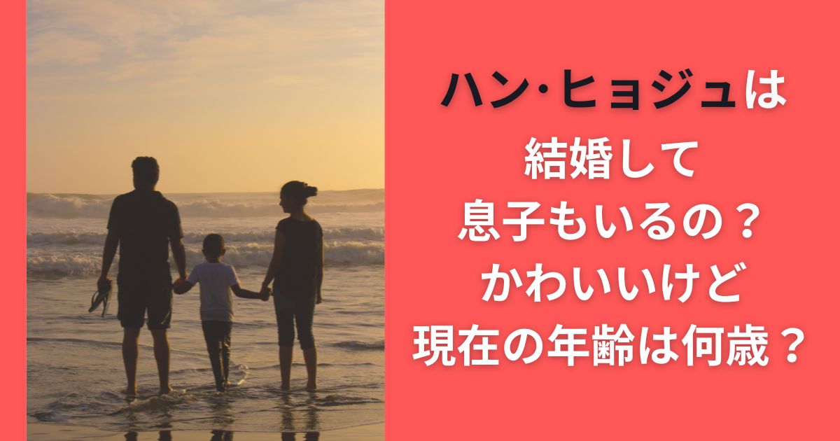 ハン・ヒョジュは結婚して息子もいるの？かわいいけど現在の年齢は何歳？