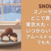 SNOWSスノーサンドどこで買える？東京大丸・羽田空港いつからいつまで？アムールドゥショコラでも大人気